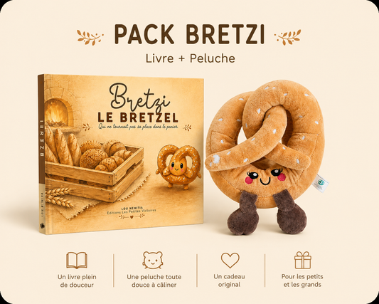 Pack Bretzi : Livre + Peluche